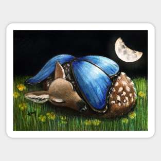 "Midnight Slumber" - Butterflown collection Sticker